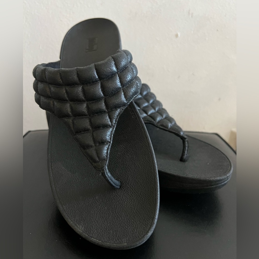 Fitflop ladies sandal, size 10 Black